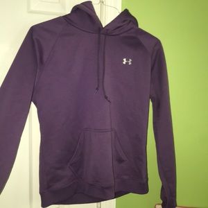 Purple under armor sweatshirt